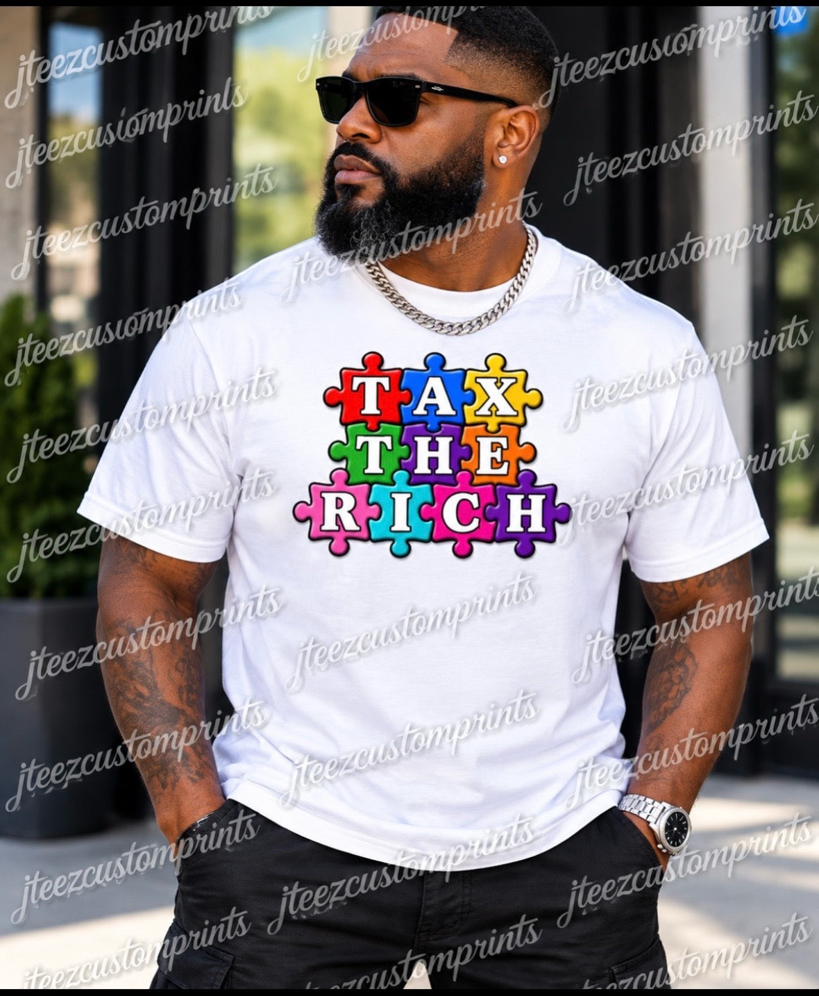 Tax the rich colorful